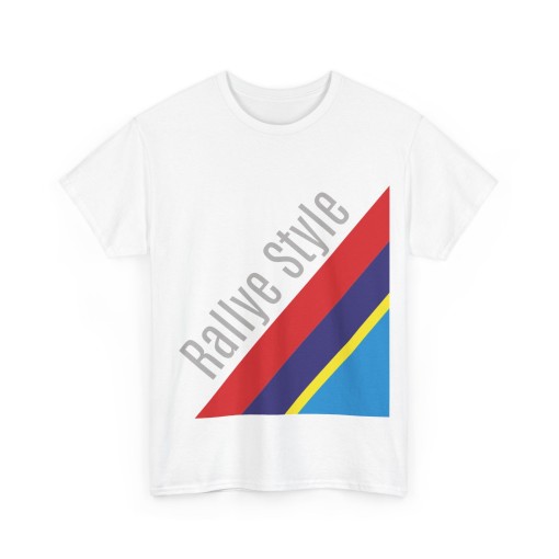 Recto / Verso RALLYE STYLE Tshirt unisex homme femme aux couleurs Peugeot Sport Vintage Design 2