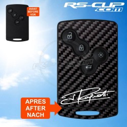 Sticker for 4 buttons Key ALPINE A110 CARBON RAGNOTTI