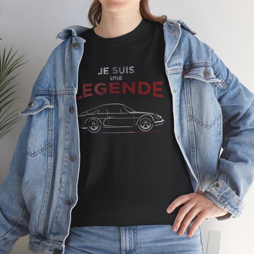 JE SUIS UNE LEGENDE A110 Alpine Renault silhouette Männer T-Shirt