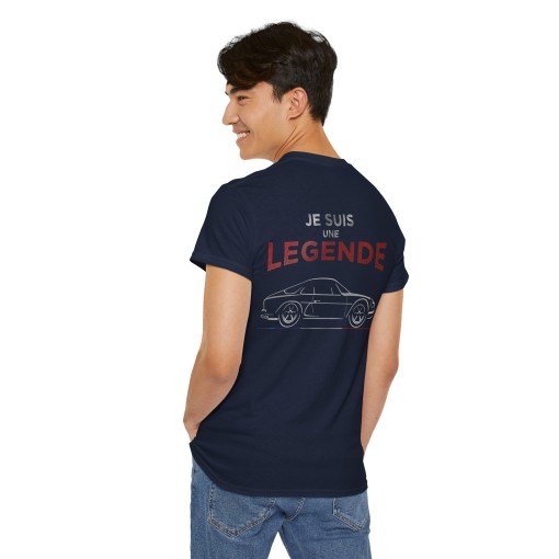 JE SUIS UNE LEGENDE A110 Alpine Renault silhouette Männer T-Shirt