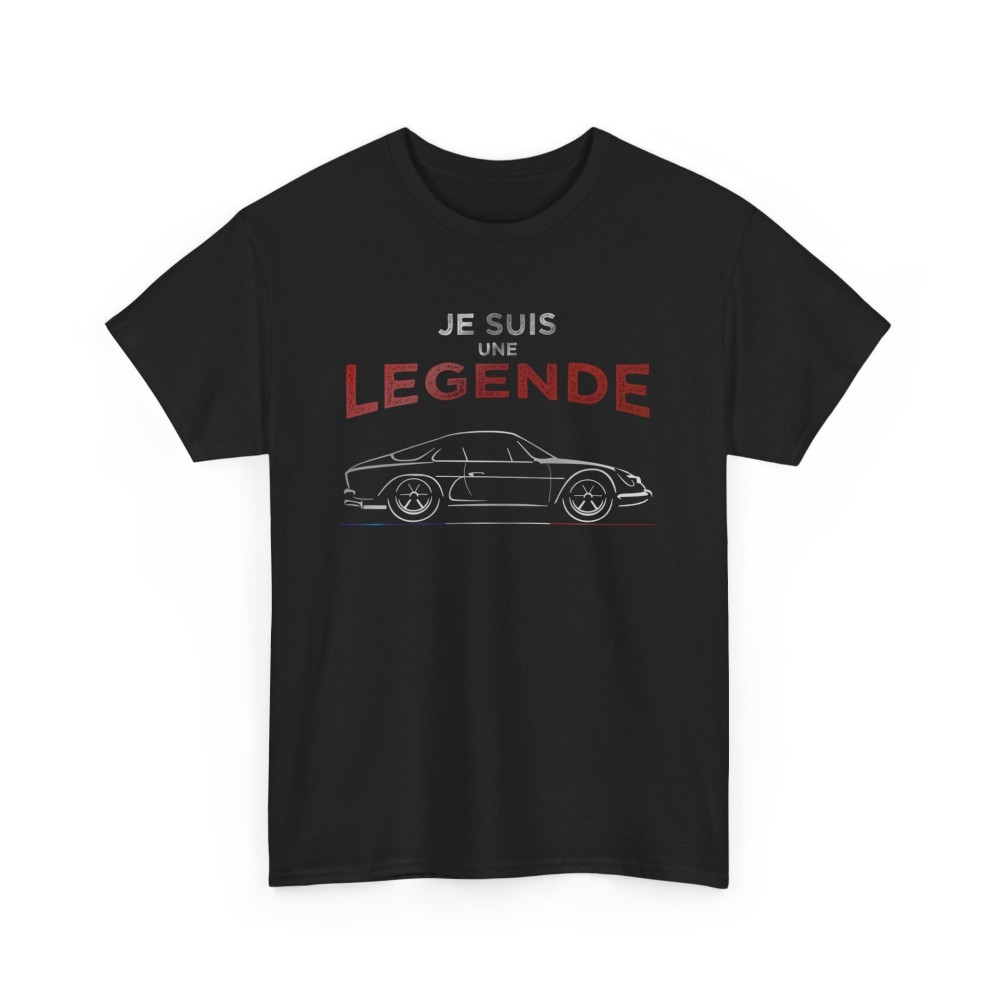 JE SUIS UNE LEGENDE A110 Alpine Renault silhouette Männer T-Shirt