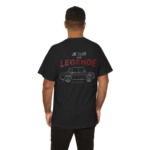 JE SUIS UNE LEGENDE silhouette Renault 8 GORDINI Männer T-Shirt