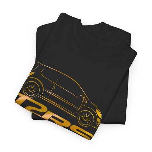 TWINGO 2 RS Tshirt homme silhouette T2RS noir et or