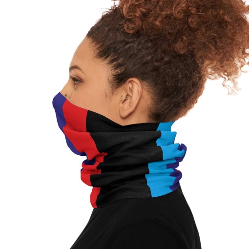 Neck warmer, racing-style tube scarf for BMW M-POWER enthusiasts