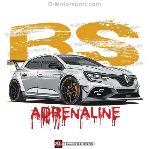 RS ADRENALINE MEGANE 4 RS Männer T-Shirt