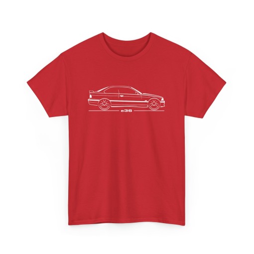 Silhouette M3 e36 Männer T-Shirt für alle Besitzere BMW M3