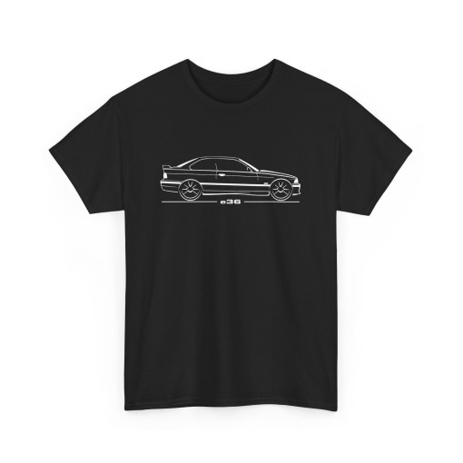 Silhouette M3 e36 coupe Tshirt homme pour amateurs de BMW M3