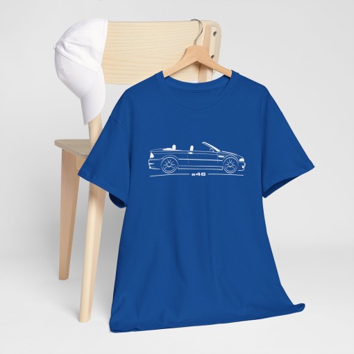 Silhouette M3 e46 cabriolet Männer T-Shirt für alle Besitzere BMW M3