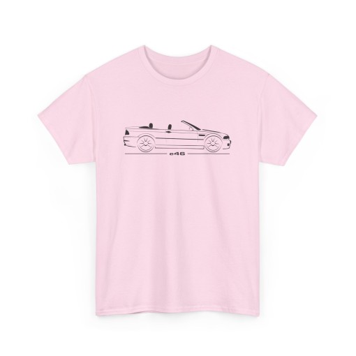 Silhouette M3 e46 cabriolet Men Tshirt for owner of BMW M3