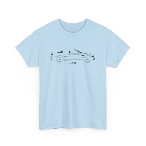 Silhouette M3 e46 cabriolet Männer T-Shirt für alle Besitzere BMW M3