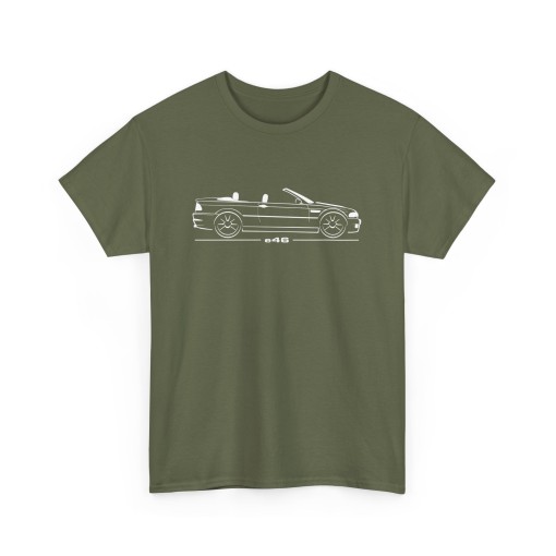 Silhouette M3 e46 cabriolet Men Tshirt for owner of BMW M3