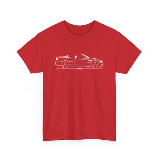 Silhouette M3 e46 cabriolet Männer T-Shirt für alle Besitzere BMW M3