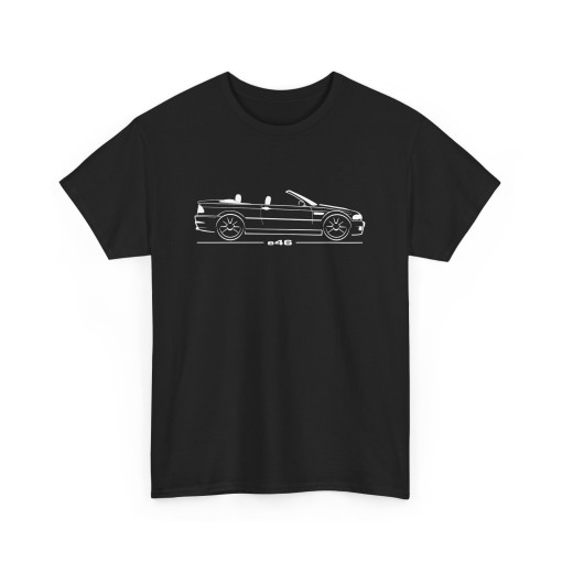 Silhouette M3 e46 cabriolet Männer T-Shirt für alle Besitzere BMW M3