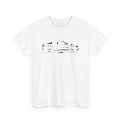 Silhouette M3 e46 cabriolet Männer T-Shirt für alle Besitzere BMW M3