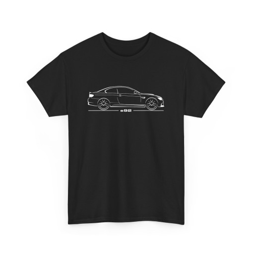 Silhouette M3 e92 coupe Tshirt homme pour amateurs de BMW M3