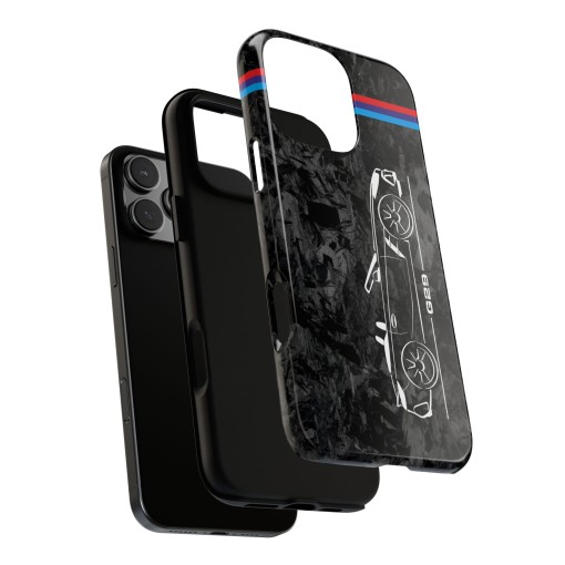 Coque de téléphone silhouette BMW Z4 g59 pour pour iPhone 16 / 16 Pro / 16 Plus / 16 Pro Max