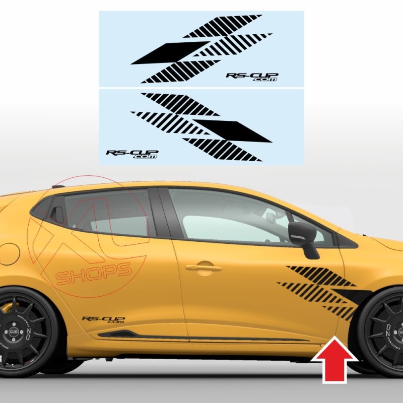 2 ULTIME Aufkleber 93 cm für alle Renault