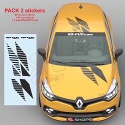 RENAULT RS Ultimate sticker pack for roof and bonnet
