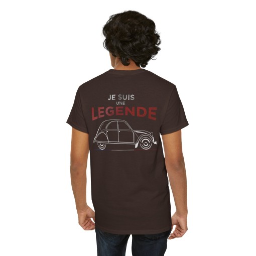 JE SUIS UNE LEGENDE silhouette Citroen 2CV Men Tshirt