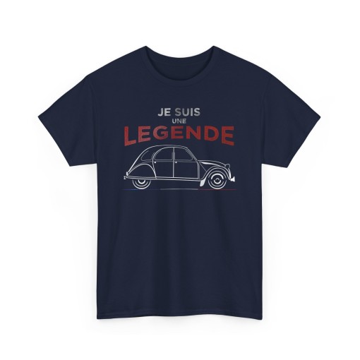 JE SUIS UNE LEGENDE silhouette Citroen 2CV Männer T-Shirt