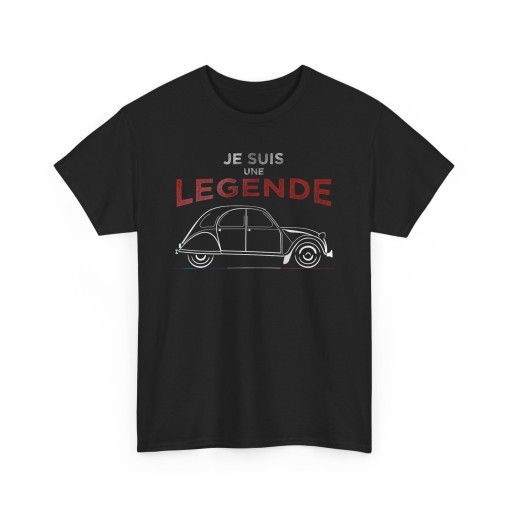 JE SUIS UNE LEGENDE silhouette Citroen 2CV Maglietta uomo