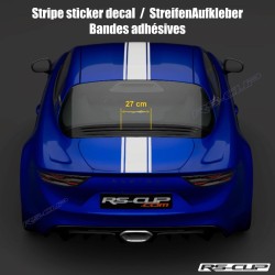 Triple stripe wide 27 cm sticker decal for ALPINE A110