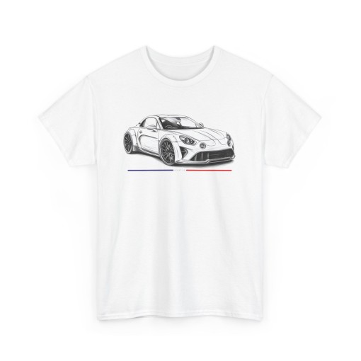 SPORTIVE A110 designer style T-shirt homme avec une ALPINE A110