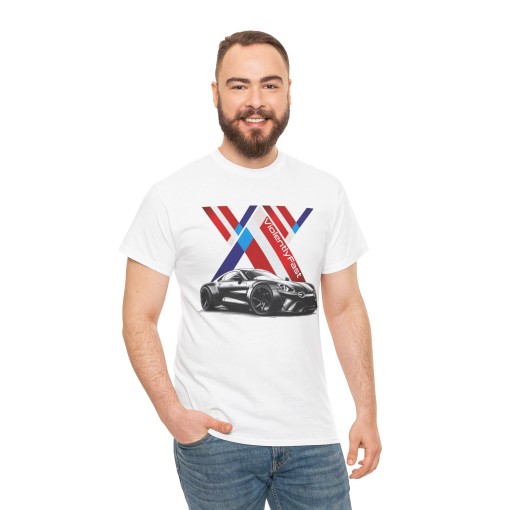 VIOLENTLY FAST A110 designer style Tshirt homme avec une ALPINE A110