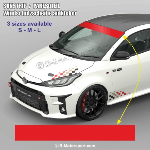 Competition Sunstrip – 3 sizes available