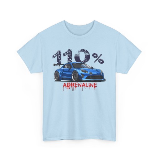 110% ADRENALINE Men Tshirt with ALPINE A110 R