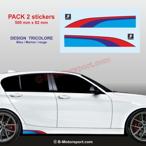 Sticker coloris M-Power pour bas de caisse BMW