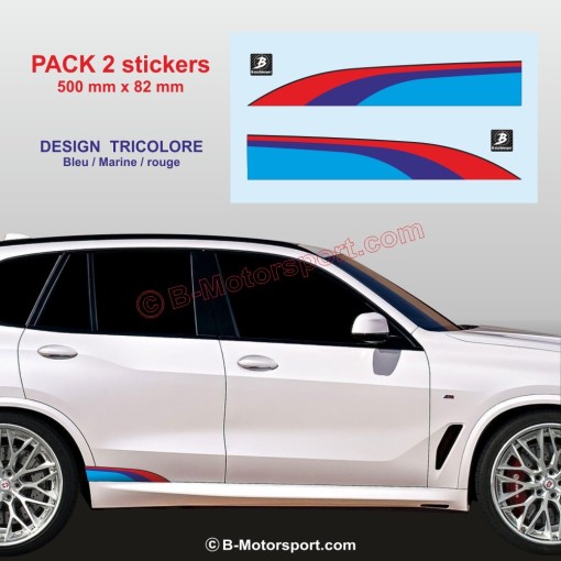 M-Power colored sticker for BMW X1 X2 X3 X4 X5 X6 X7