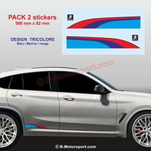 M-Power colored sticker for BMW X1 X2 X3 X4 X5 X6 X7