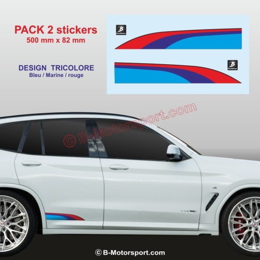 M-Power colored sticker for BMW X1 X2 X3 X4 X5 X6 X7