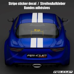 Dooble stripe wide 30 cm sticker decal for ALPINE A110