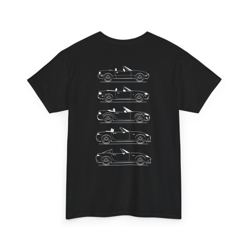 Silhouettes MX5 NA NB NC ND RF Tshirt homme