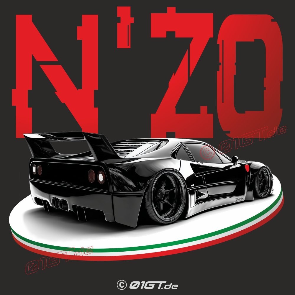 N'ZO Männer T-Shirt mit F-40