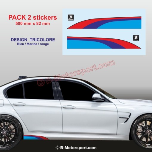 Sticker coloris M-Power pour bas de caisse BMW