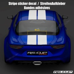 Twin stripe wide 46 cm sticker decal for ALPINE A110