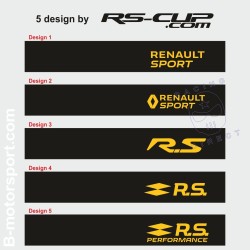 Windshield decal RENAULT SPORT and RS