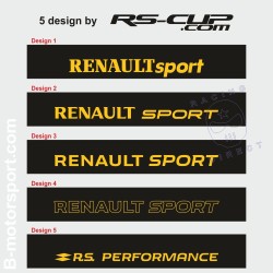 Windschutzscheibe aufkleber RENAULT SPORT et RS PERFORMANCE