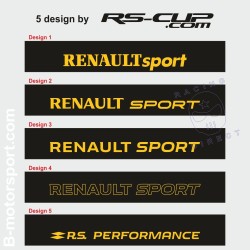 Windshield decal RENAULT SPORT and RS PERFORMANCE