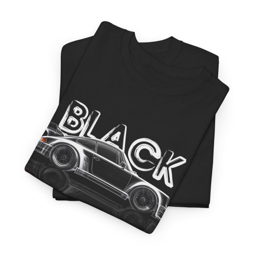 BLACK BEAST with 911 930 TURBO Männer T-Shirt