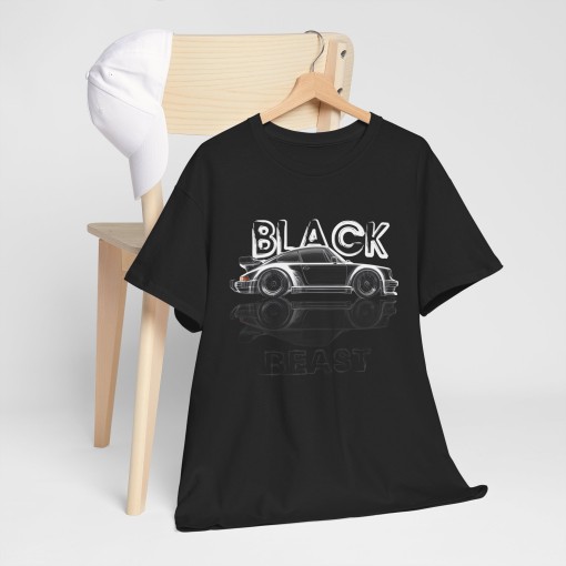 BLACK BEAST with 911 930 TURBO Männer T-Shirt