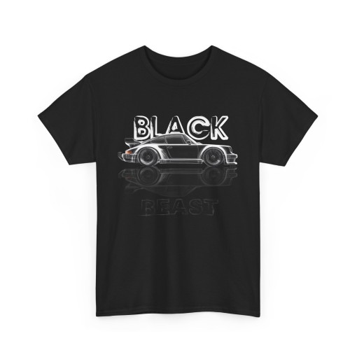 BLACK BEAST with 911 930 TURBO Männer T-Shirt