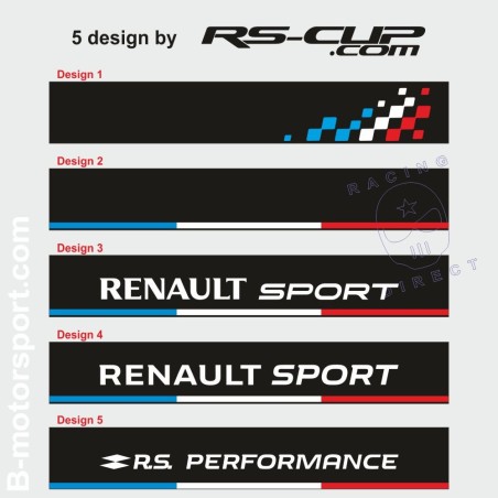 Parabrezza adesivo RENAULT SPORT tricolore