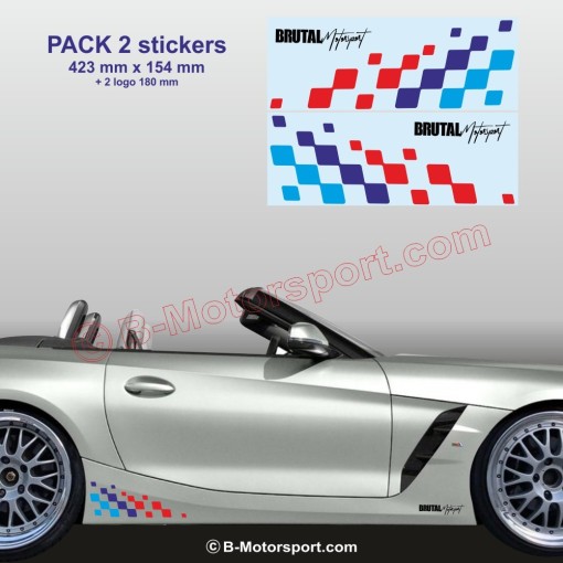 Adesivo racing BMW M-Power per Z3 Z4