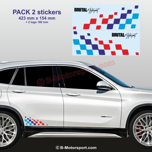 Adesivo BMW M-Power Racing per X1 X2 X3 X4 X5 X6 X7