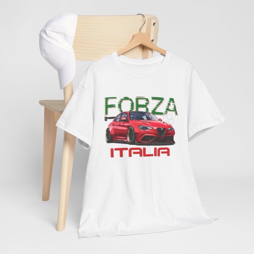 FORZA ITALIA Alfa Romeo GIULIA Quadrifoglio Maglietta uomo