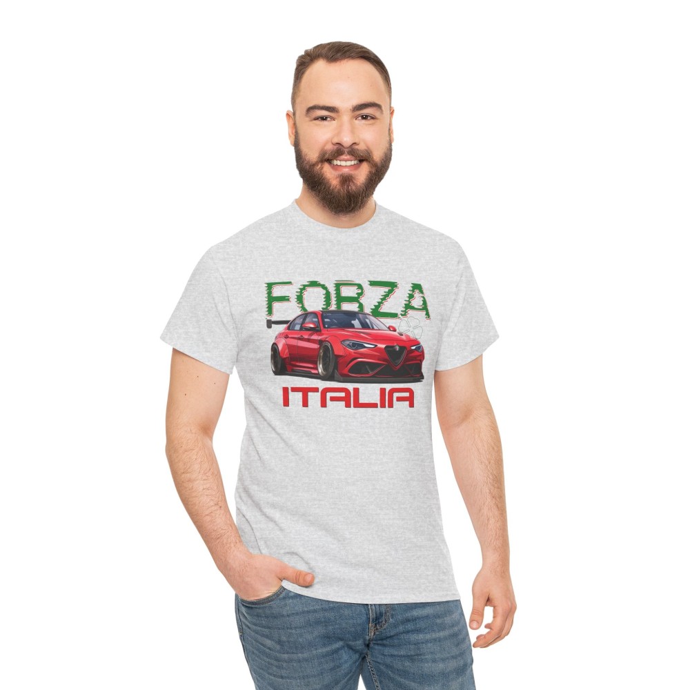 FORZA ITALIA Alfa Romeo GIULIA Quadrifoglio Maglietta uomo